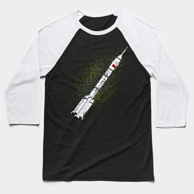 Long March V Baseball T-Shirt by WellRed